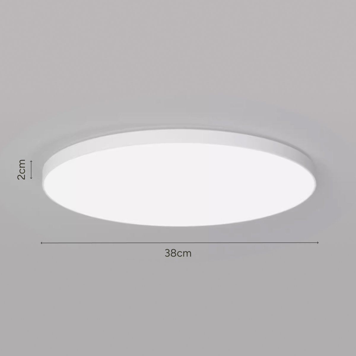 38cm Flat Round Ceiling Light 36W (White)