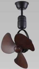 16" corner fan (black)