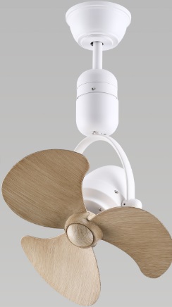16" corner fan (white)